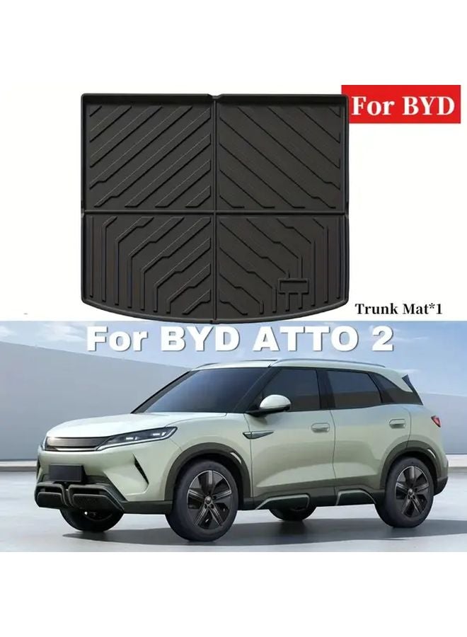 BYD Yuan UP 2024 2025 TPE Trunk Mat Durable Non Slip Cargo Liner - Image 1